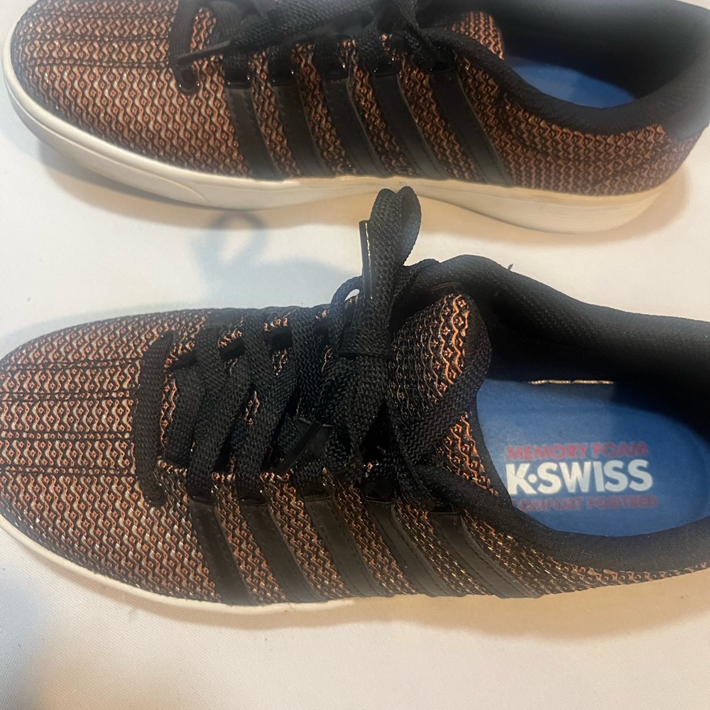 K-Swiss Women’s Black and Copper Sneakers